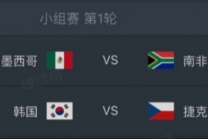 王多多分析世界杯：墨西哥胜南非2-0/3-0；捷克不败、韩国1-1/0-1