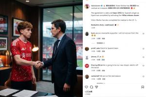 HWG确认！罗马诺：穆尼奥斯将加盟利物浦，激活4000万欧解约金！
