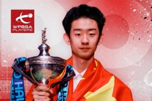 吴宜泽当选WPBSA五月月最佳球员，首位全票当选且两次当选的选手